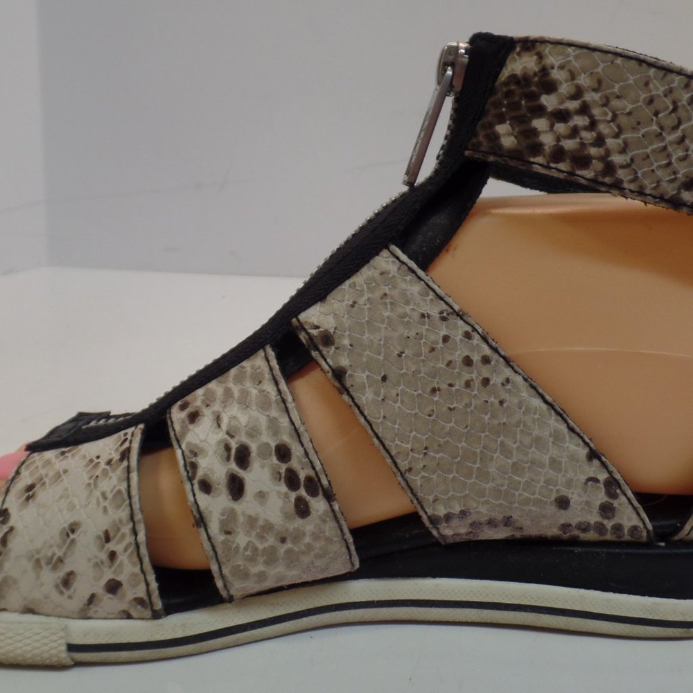 Marc Jacobs Sz 37.5 (7) Animal Print Zip Up Shoes - Picture 12 of 14